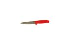 Couteau à saigner professionnel rouge 14 cm
