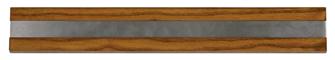 Porte couteau aimanté néodyme 45 cm avec support bois