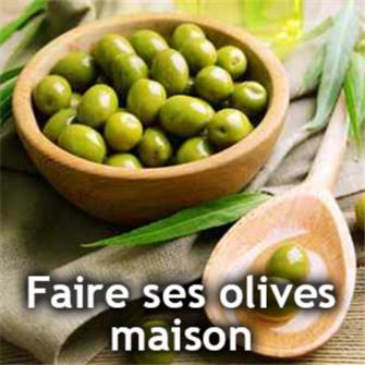 Faire ses olives vertes à la maison.
