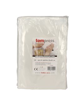 Sacs sous vide alimentaires gaufrés Tom Press 20x30 cm par 100